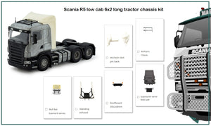 85075 | Scania R5 low cab 6x2 long tractor chassis kit