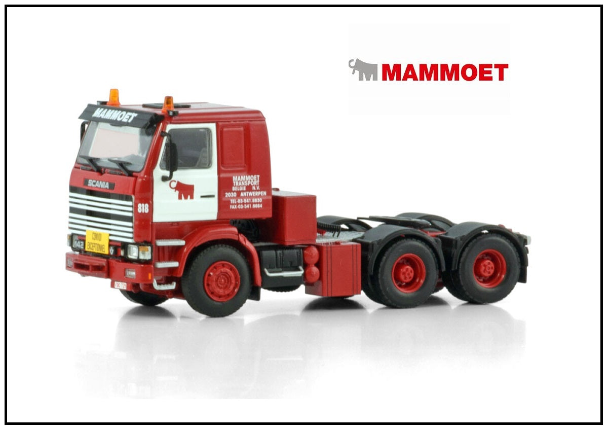 WSI Excavators Vehicles 1:50 MAMMOET VOLVO FH SLEEPER CAB 6X4 +