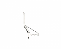 14547 | Standing exhaust pipe chrome, 