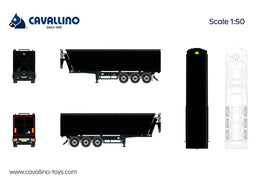 22-1227 | 3 Axle Scrap Trailer - BLACK