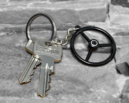 SS | 3 Spoke Keyring - BLACK