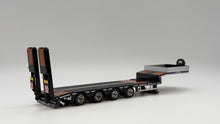 21-1252 | 4 axle semi low loader black with ramps