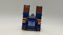 21-1251 | 4 axle semi low loader blue with ramps