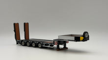 21-1252 | 4 axle semi low loader black with ramps