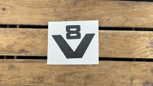 V8 Power Stickers