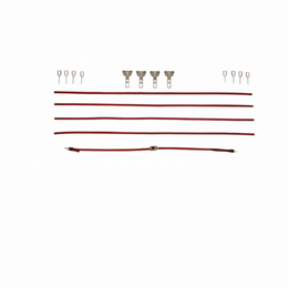 81802 | Set load straps Red (5pcs)