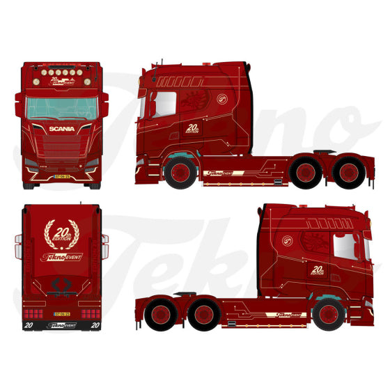 自動車 Tekno 87720 SCANIA 20th Tekno EVENT 1/50 87720 | Tekno Event 2025 – Maguires Models