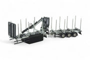 87732 | UK Logging Construction Trailer + Crane Kit