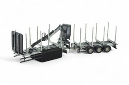87732 | UK Logging Construction Trailer + Crane Kit