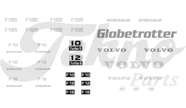 88190 | Volvo F10-F12-F16 Decal Set