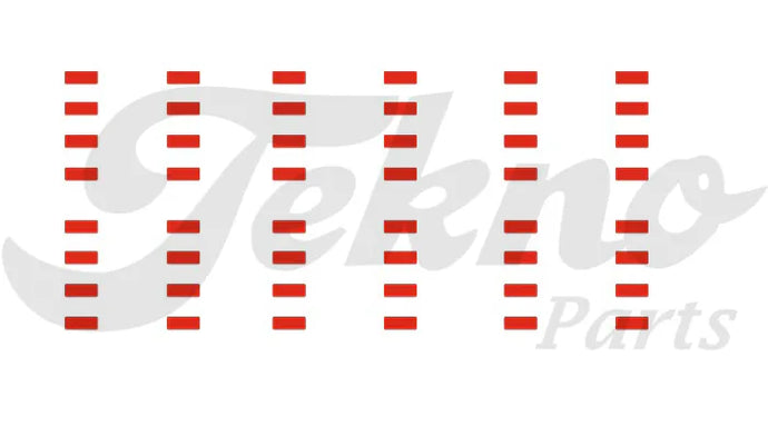 88551 | Marker lights red decal