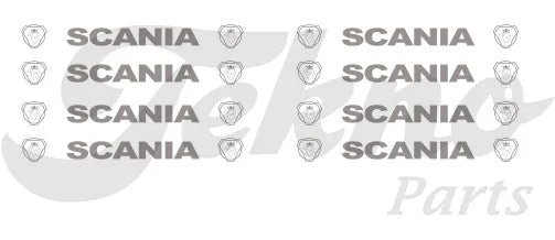 89311 | Scania mudflaps wide black vinyl