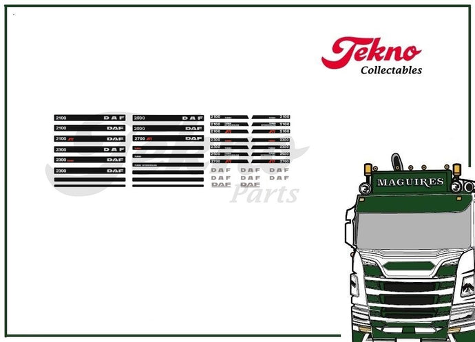 89317 | DAF 2100 - 2300 - 2500 - 2700 Set 'WaterDecal'