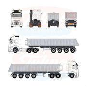 91250 | Volvo Aero + 4 Axle Deense Tipper