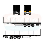 92401 | 3 Axle Flatbed Trailer