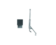 82275 | Standing exhaust pipe straight chrome (short)