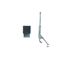 82275 | Standing exhaust pipe straight chrome (short)