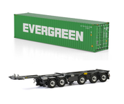 40ft Evergreen + 5 axle Container Chassis
