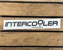 VP | Black Intercooler Sticker