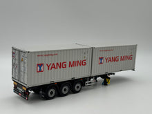 Container Trailer 3 axle with 2x 20ft Containers