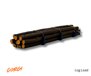 CL5007 | Corgi Wooden Log Load