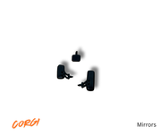 Corgi Mirrors, Volvo FH1, Black