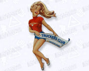 SS | Pinup - Truckers Club Sticker