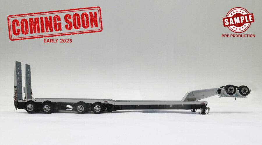 ZT09342 | Drake; 4X8 DROP DECK SWINGWING TRAILER + 2X8 DOLLY WHITE/BLACK