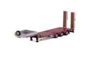 20-1347 | 3 Axle Low Loader with Ramps - RED