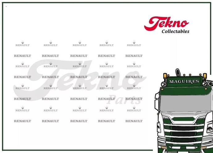 89274 | Renault Black Mudflaps 'Sticker'