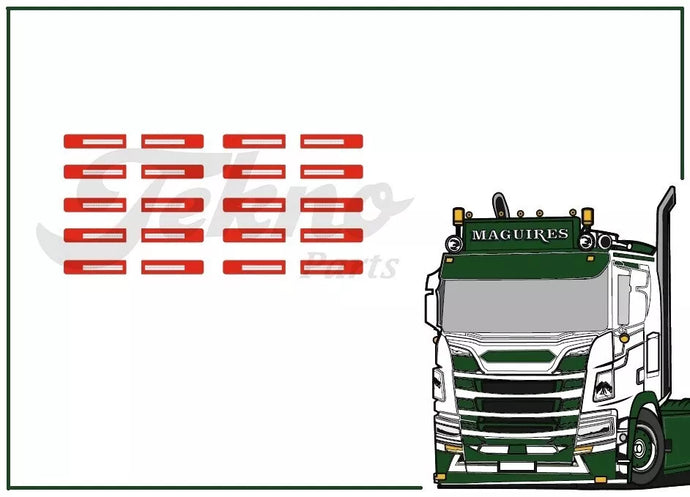 88555 | Volvo Rear Lights Set 'WaterDecal'