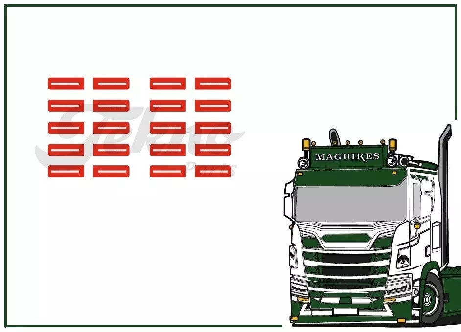88573 | DAF Euro 6 Rear Lights Set 'Sticker'