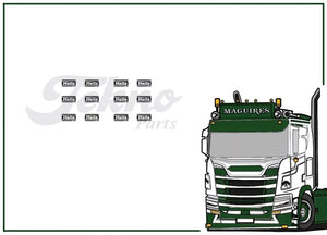 88166 | Hella Foglight Set 'Sticker'
