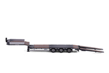 22-1210 | 3 axle semi low loader grey with ramps