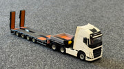 Volvo FH5 Globetrotter XL 6x2 - 4 Axle Black Low Loader with Ramps