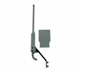 82276 | Standing exhaust pipe straight chrome (long)