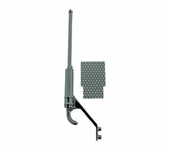 82276 | Standing exhaust pipe straight chrome (long)